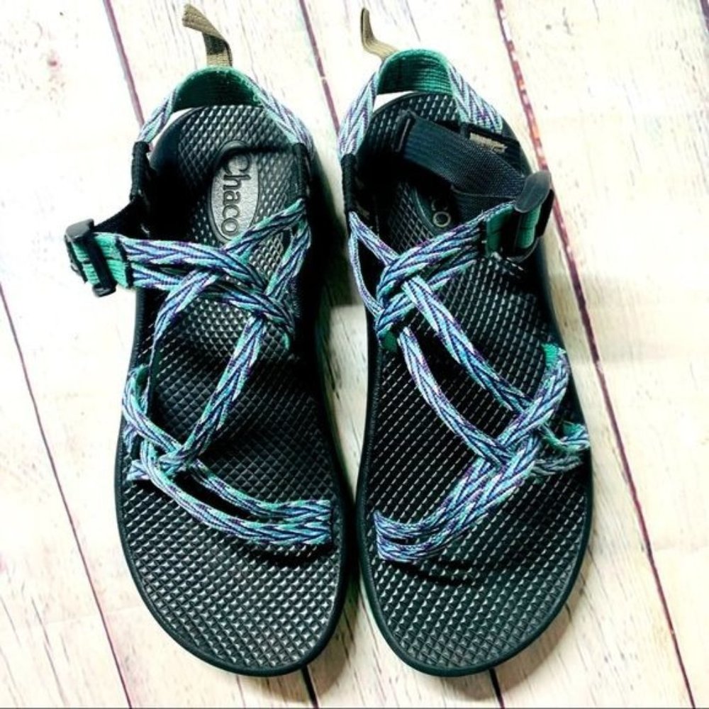 Chaco | Sandals Green & Purple Print Size 6